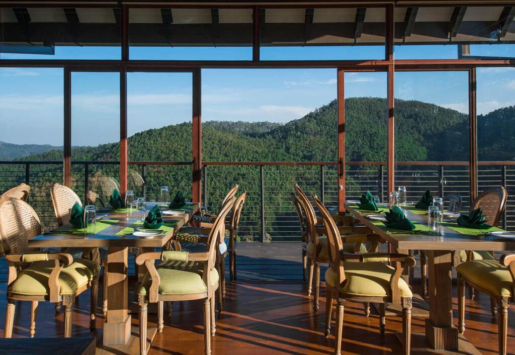 Anasa Wellness Resort Dining Area with a view
