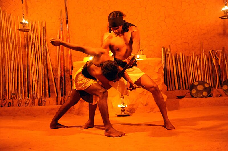 Angampora gripping technique at Korathota Angam Maduwa Sri Lanka