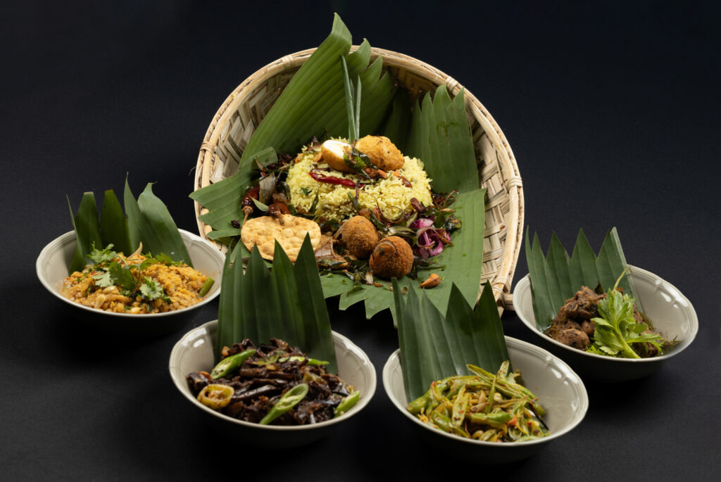 Authentic Sri Lankan Rice and Curry Served in Style in a Hotel -Sandathenna by Secret Leisure, Nuwara Eliya, Sri Lanka