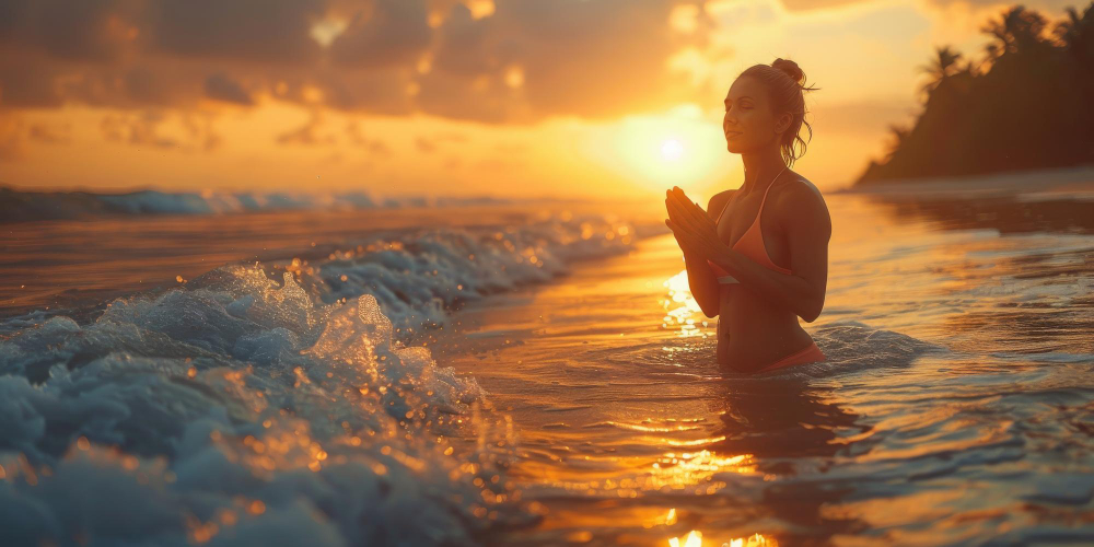 Ocean Therapy in Southern Coastline in  Sri Lanka