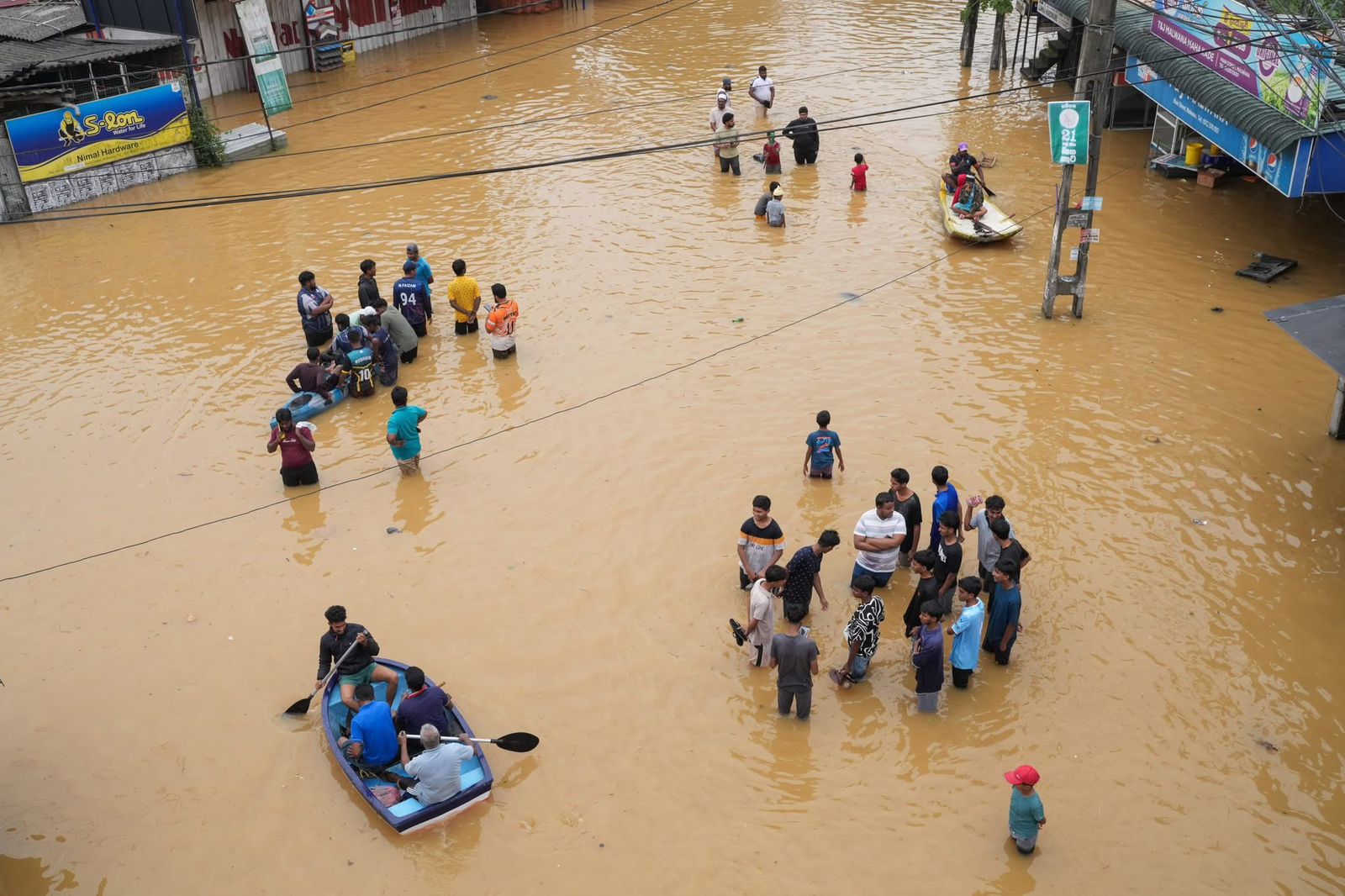 Flooding in Colombo Suburb