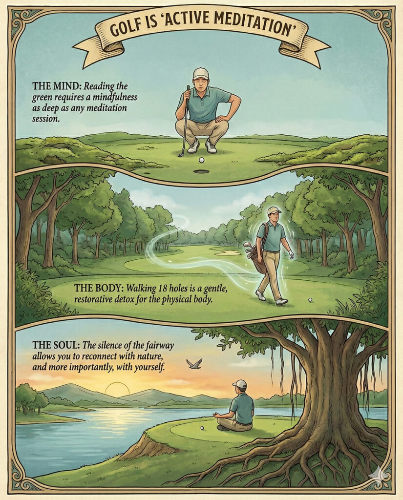 Golf is an active meditation - Download