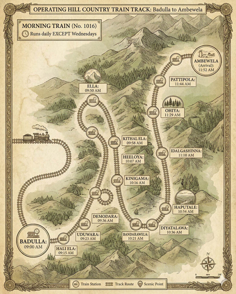 Map Of Reopened Hill Country Train Track - Download