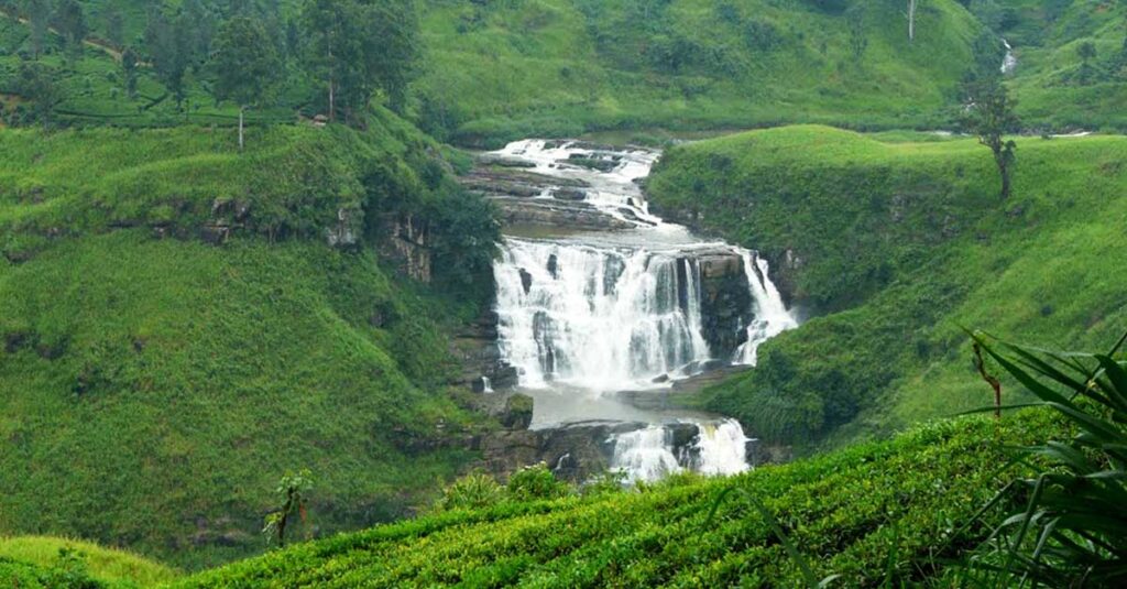 St Clairs Waterfall - Little Niagara - Sri Lanka